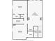 Upstairs floor plan featuring bedrooms, a bathroom, closets and a spacious loft or 4th bedroom at 10471 Meadow Lake Dr, Fishers, IN 46038