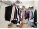 Spacious walk-in closet with ample shelving and hanging space, ideal for organized storage and wardrobe display at 10955 Chapel Woods N Blvd, Noblesville, IN 46060