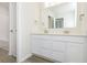 Bathroom featuring double vanity and fixtures at 10965 Morab Dr, Zionsville, IN 46077