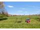 Large open backyard with a swing set and playhouse, ideal for play at 12258 Weathered Edge Dr, Fishers, IN 46037