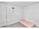 This bedroom has carpet floors, white walls, and a door at 12258 Weathered Edge Dr, Fishers, IN 46037