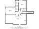 Upstairs floor plan featuring bedrooms, bathrooms, walk-in closets, and unfinished bonus room with specified dimensions at 1304 Park Meadow Dr, Beech Grove, IN 46107