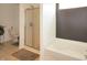 This primary bath features a glass shower enclosure and soaking tub at 1416 Gleneagle Dr, Indianapolis, IN 46239