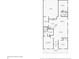 Detailed floor plan showcasing the layout and dimensions of the house, including the garage and all bedrooms at 14226 Marilyn Rd, Noblesville, IN 46060