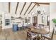 Open concept kitchen with an island, dining area and seating at 1501 Chanson Ln, Westfield, IN 46074