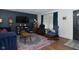 Comfortable living room with stylish decor, including cozy seating and a fireplace feature at 1741 Terrace Ct, Franklin, IN 46131