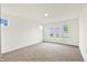 Spacious bedroom featuring neutral carpet, a large window, and ample natural light at 19113 River Jordan Pass, Westfield, IN 46074