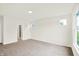Bright bedroom with soft carpet, multiple windows, and an ensuite bathroom at 19113 River Jordan Pass, Westfield, IN 46074