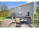 Outdoor space features a brick patio with seating and a fire pit for outdoor enjoyment at 19546 Forsythe Dr, Noblesville, IN 46060
