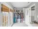 A walk-in closet features an organizer system, providing efficient storage at 24 W Pine Ridge Dr, Westfield, IN 46074