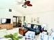 Spacious living room with hardwood floors, comfortable seating, and stylish decor at 2509 Windsor Ct, Lebanon, IN 46052