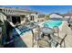 Inviting backyard patio with a pergola and outdoor dining set, perfect for entertaining and enjoying outdoor meals at 2509 Windsor Ct, Lebanon, IN 46052