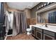 Bathroom with tiled walls, neutral countertops, vanity and tub at 253 Provincial Ln # Apt D, Avon, IN 46123