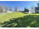 Spacious backyard featuring an outbuilding with a large, grassy lawn at 2575 S Indianapolis Rd, Lebanon, IN 46052