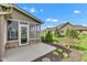 Enclosed brick patio, perfect for enjoying the outdoors in comfort and style at 2601 Viceroy Ln, Lebanon, IN 46052