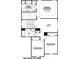 Second floor layout with primary bedroom, loft, two bedrooms, and two bathrooms at 3078 Creekridge Ct, Columbus, IN 47201