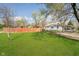 Expansive backyard with lush green grass, perfect for outdoor activities at 3414 Arbor Ave, Indianapolis, IN 46217