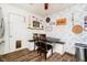Inviting eat-in kitchen with farmhouse-style decor and ample dining space at 3414 Arbor Ave, Indianapolis, IN 46217