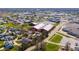 This is an aerial view of residential area near shopping and commerce at 3624 N Lakeside Dr, Muncie, IN 47304