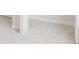 Light-colored carpet in hallway with baseboards and doors at 3648 Valley Lake Dr, Indianapolis, IN 46227