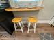 Kitchen eat-in area with room for two at window-facing counter at 37 N Arlington Ave, Indianapolis, IN 46219