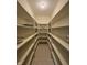Walk-in pantry with multiple rows of shelving, perfect for storage at 4586 Aldersgate Dr, Carmel, IN 46033