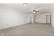 Bedroom featuring carpeted floors, ceiling fan, natural light, and closet at 5083 Castamere Dr, Noblesville, IN 46062
