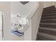 Open concept living room with a view of the stairs at 5083 Castamere Dr, Noblesville, IN 46062