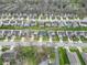 This aerial view of the neighborhood highlights community layout with neat streetscapes at 5157 Climbing Rose Pl, Indianapolis, IN 46254