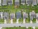 This aerial view showcases the neighborhood with neat lawns and well-spaced homes at 5157 Climbing Rose Pl, Indianapolis, IN 46254