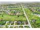 Expansive aerial view of a neighborhood with lush green spaces and well-maintained homes at 5298 Royal Troon Way, Avon, IN 46123