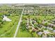 Expansive aerial view showcasing a neighborhood near parks at 5298 Royal Troon Way, Avon, IN 46123