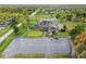 Aerial view of well-maintained building with ample parking at 5298 Royal Troon Way, Avon, IN 46123