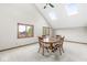 Bonus room featuring skylights and a vaulted ceiling at 5298 Royal Troon Way, Avon, IN 46123