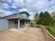 Backyard exterior showcasing a deck and blue siding at 5441 Red Hawk Ln, Greenwood, IN 46142