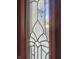Close up of front door with decorative glass at 5441 Red Hawk Ln, Greenwood, IN 46142