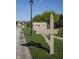 Street view of a classic mailbox with post displaying the home address and street name at 5441 Red Hawk Ln, Greenwood, IN 46142