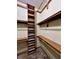 Spacious walk-in closet featuring built-in shelving for ample storage space at 5441 Red Hawk Ln, Greenwood, IN 46142