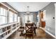 Bright dining room with a wooden table and chairs, perfect for Gathering meals at 5442 Hibben Ave, Indianapolis, IN 46219