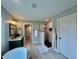 Bright bathroom with a tiled walk-in shower, vanity, and tub with natural light at 5802 Bentbrook Dr, Bargersville, IN 46106