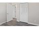 Bedroom featuring new vinyl floors, a closet and fresh paint at 84 Beech Ct, Whiteland, IN 46184