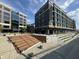 Striking exterior view of the Nickel Plate Hotel, showcasing its modern architecture and inviting entrance at 8740 Morgan Dr, Fishers, IN 46038