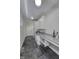 Modern laundry room with washer, dryer, and plenty of counter space at 8740 Morgan Dr, Fishers, IN 46038