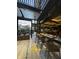 Stylish restaurant interior featuring a sleek bar area and outdoor access at 8740 Morgan Dr, Fishers, IN 46038