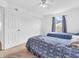 Bedroom with a closet, two twin beds and a window providing natural light at 8813 Browns Valley Ln, Indianapolis, IN 46113