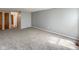 Neutral carpeted bedroom features two closets and neutral paint at 9362 Helmsdale Dr, Indianapolis, IN 46256
