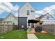 Spacious backyard view with new deck and fence at 1015 Villa Ave, Indianapolis, IN 46203