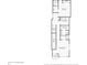 Second floor plan showing primary bedroom, bathroom, balcony, and laundry room at 1015 Villa Ave, Indianapolis, IN 46203