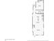 Detailed first-floor plan featuring an open layout of kitchen, dining, and living areas at 1015 Villa Ave, Indianapolis, IN 46203