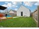 Spacious detached garage with a modern white exterior, offering ample parking and storage at 1015 Villa Ave, Indianapolis, IN 46203
